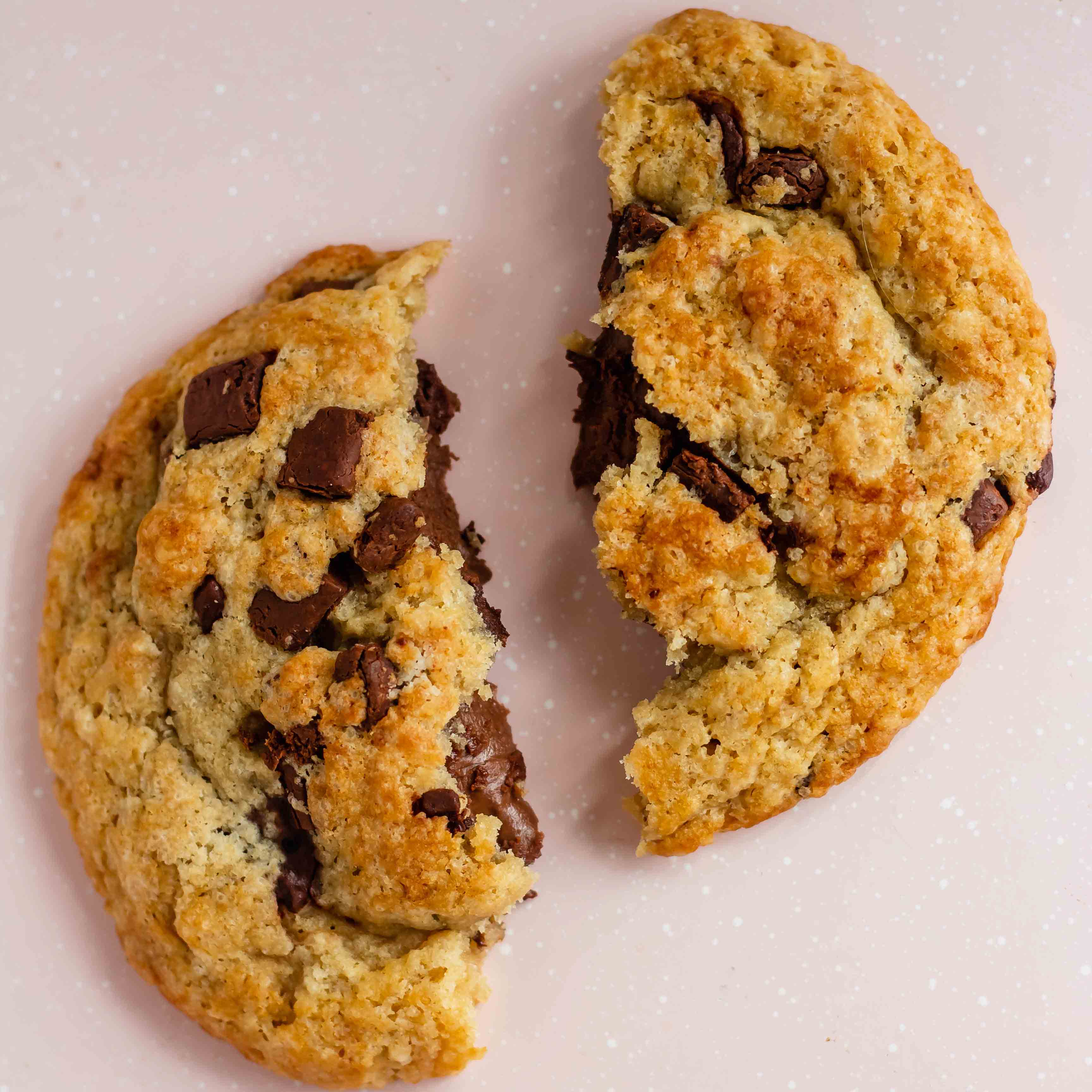 Vegan Nutella Stuffed Giant Cookies