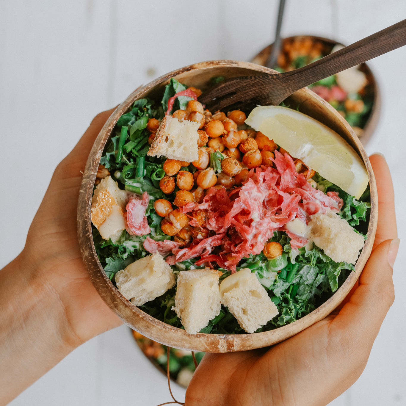 Kale Caesar Salad