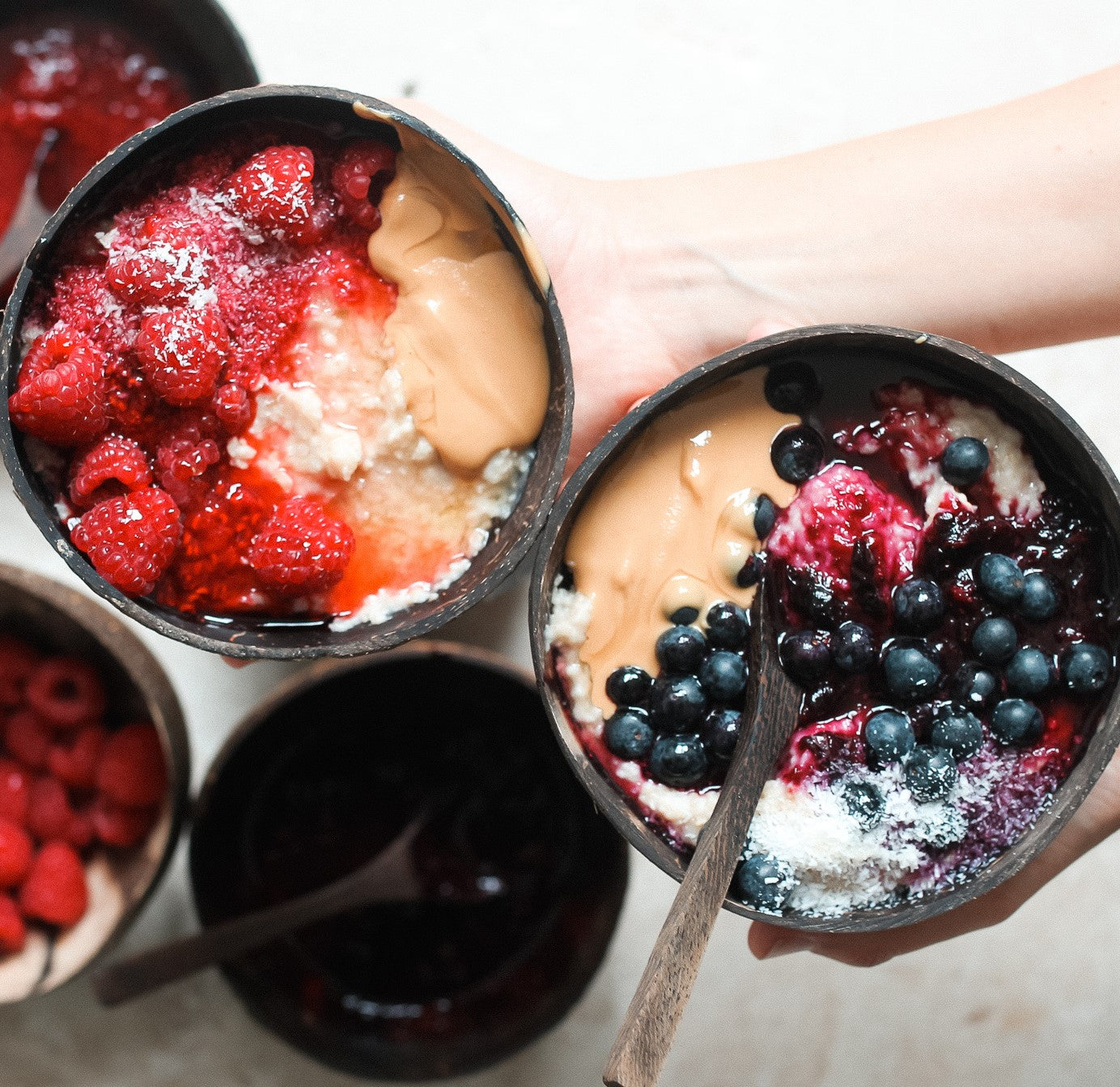 Coconut Berry Oatmeal Breakfast Bowl