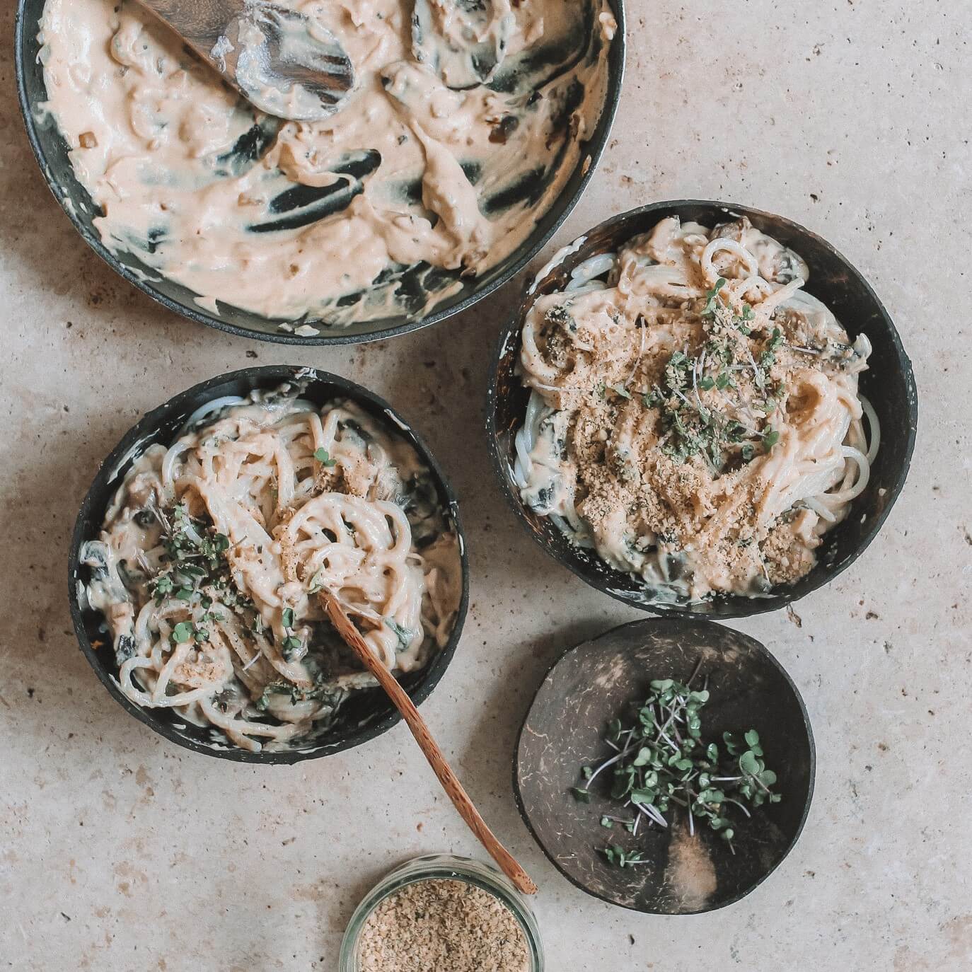 Creamy Mushroom and Sage Pasta