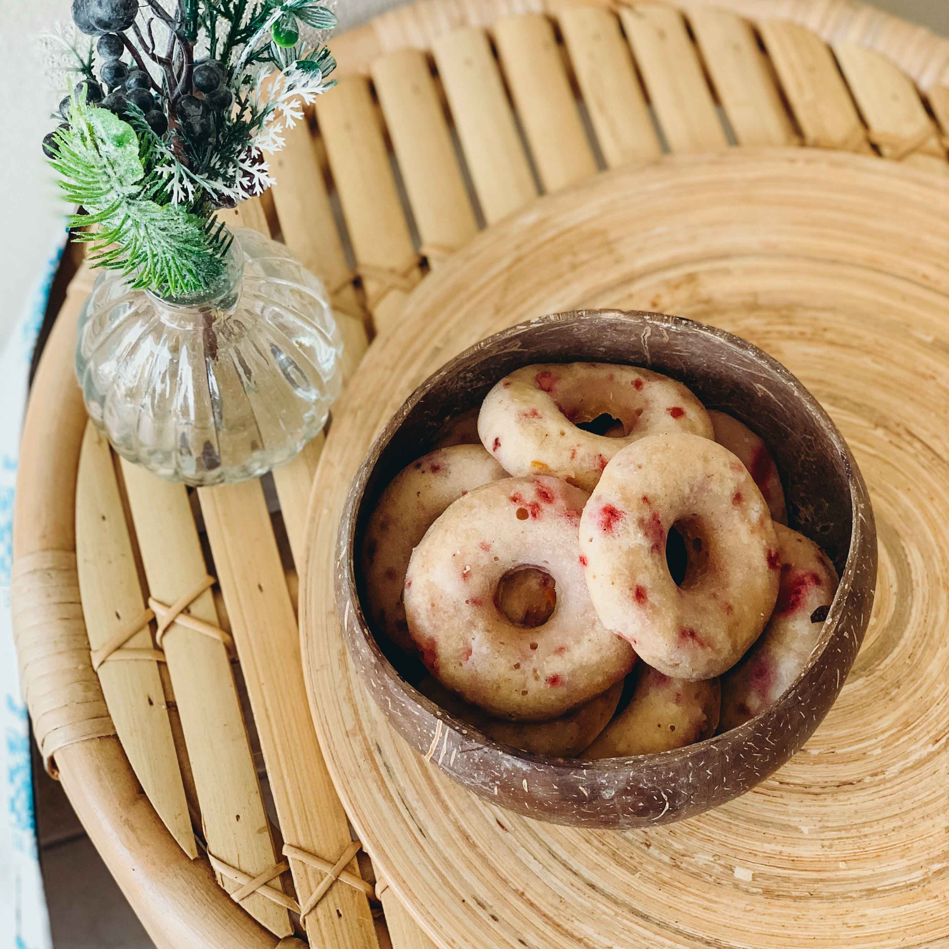 Raspberry & Lemon Tart Donuts