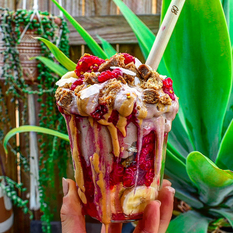 Strawberry Jam Donut Smoothie