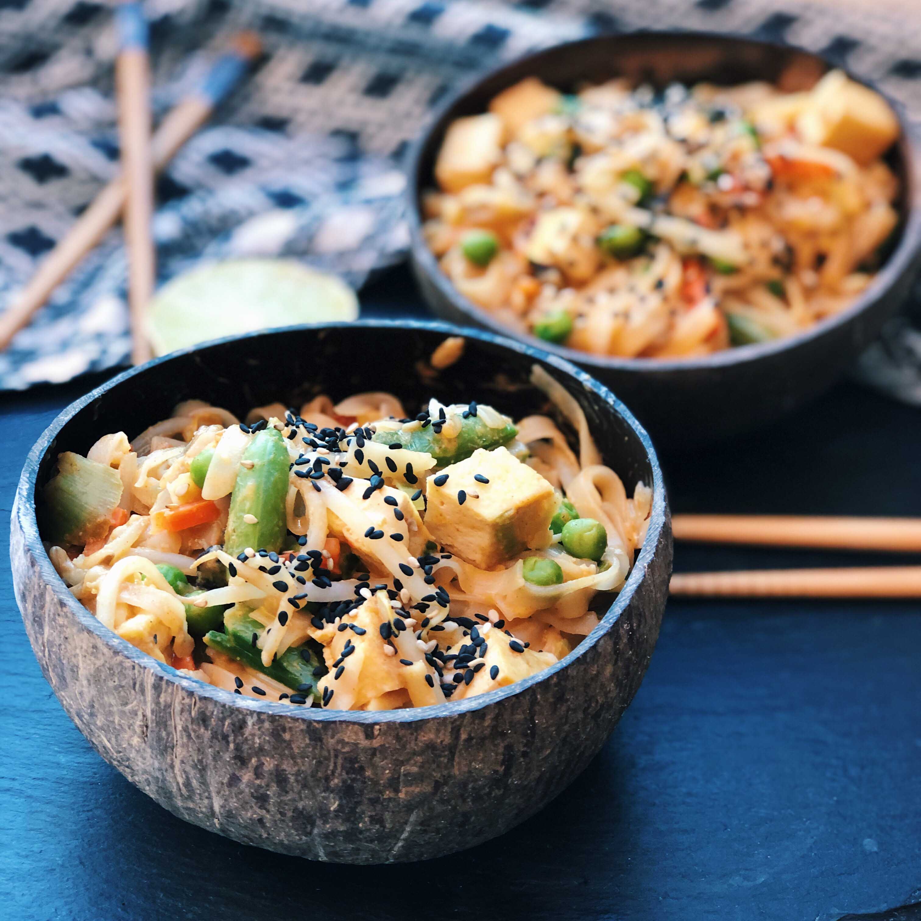 Tofu Noodle Bowl