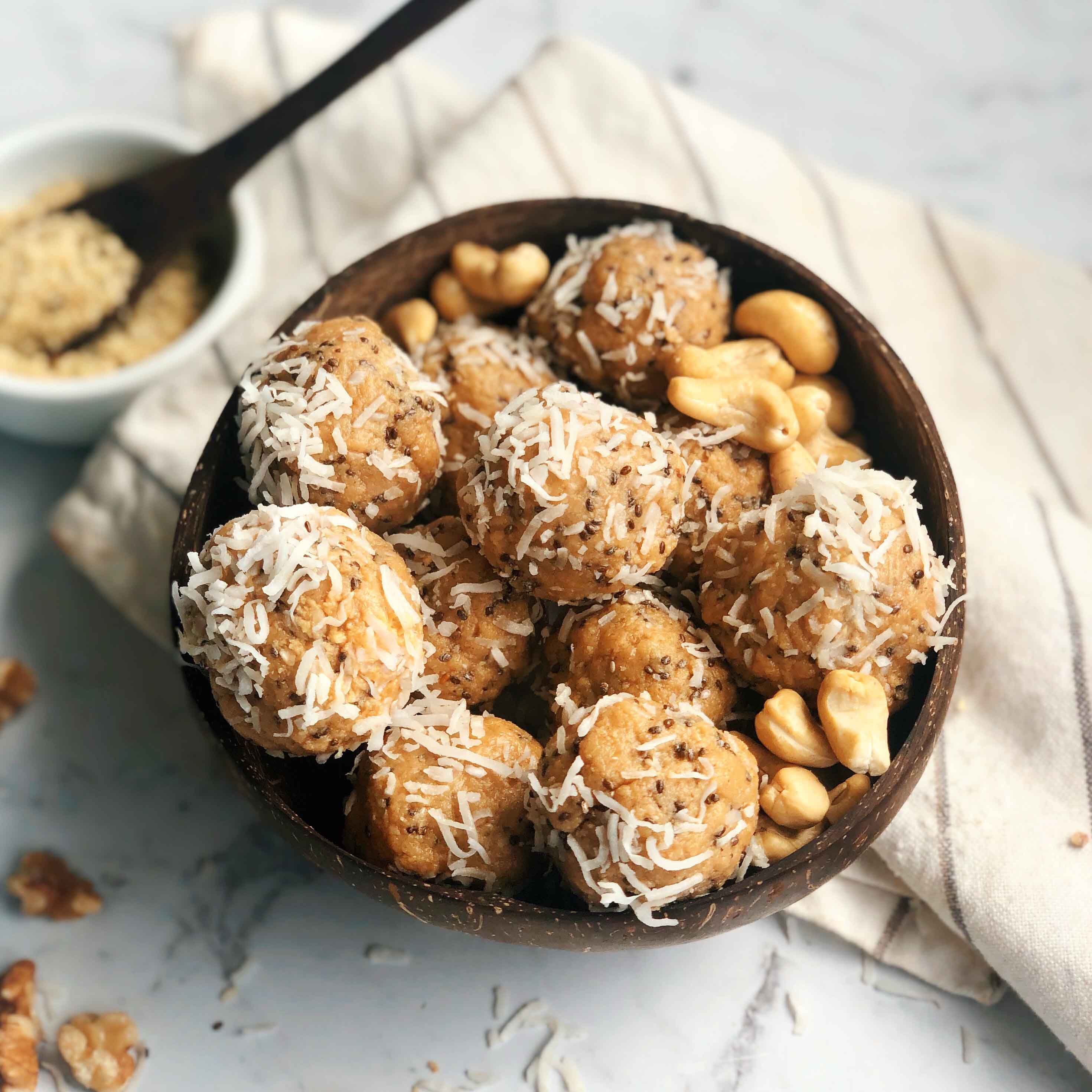 Date-free Vanilla Bliss Balls