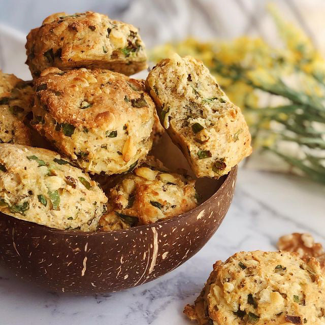 Vegan Cheese & Herb Scones