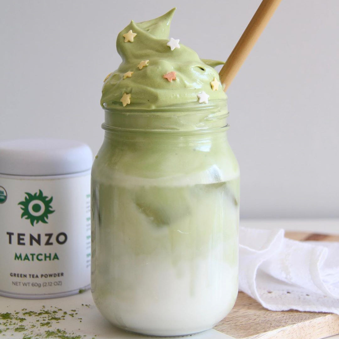 Whipped Matcha Dalgona