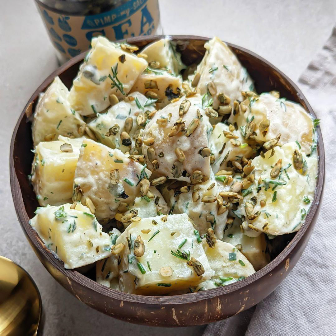 Oil-free Herby Creamy Potato Salad