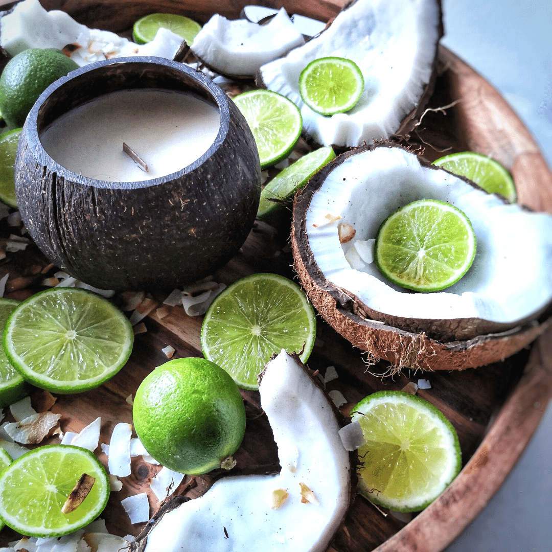 Coconut Lime Soy Candle by Coconut Bowls