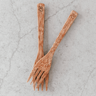 Wooden Coconut Fork by Coconut Bowls