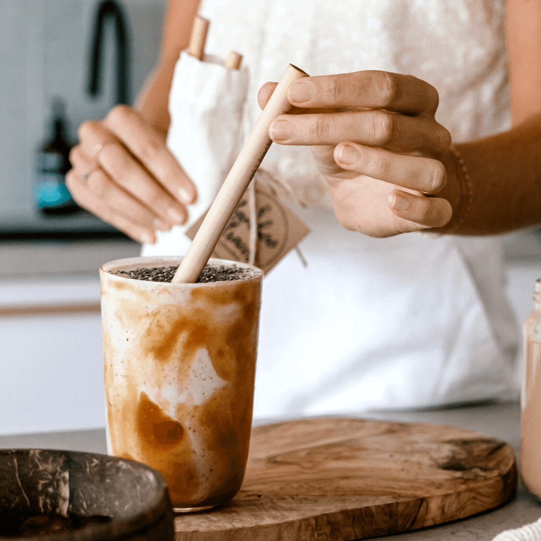 BAMBOO STRAWS: SET OF 4 by Coconut Bowls